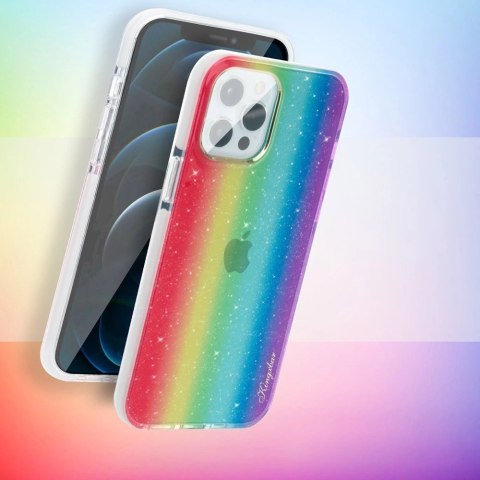 Kingxbar Ombre etui pokrowiec iPhone 12 Pro Max wielokolorowy Kingxbar Ombre etui pokrowiec iPhone 12 Pro Max wielokolorowy