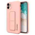 Wozinsky Kickstand Case silikonowe etui z podstawką etui Samsung Galaxy A22 4G różowe Wozinsky Kickstand Case silikonowe etui z podstawką etui Samsung Galaxy A22 4G różowe