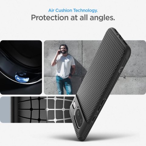 Etui Spigen Liquid Air na Google Pixel 8 - czarny mat Etui Spigen Liquid Air na Google Pixel 8 - czarny mat