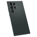 Etui Spigen Liquid Air na Samsung Galaxy S24 Ultra - ciemnozielone