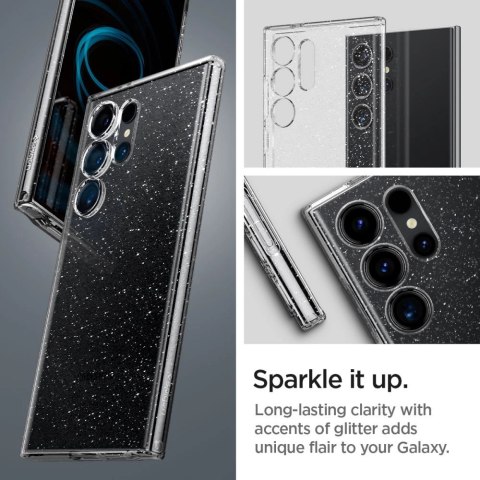 Etui Spigen Liquid Crystal na Samsung Galaxy S24 Ultra - przezroczysto-brokatowe Etui Spigen Liquid Crystal na Samsung Galaxy S24 Ultra - przezroczysto-brokatowe