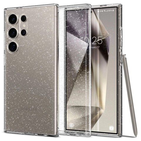 Etui Spigen Liquid Crystal na Samsung Galaxy S24 Ultra - przezroczysto-brokatowe Etui Spigen Liquid Crystal na Samsung Galaxy S24 Ultra - przezroczysto-brokatowe