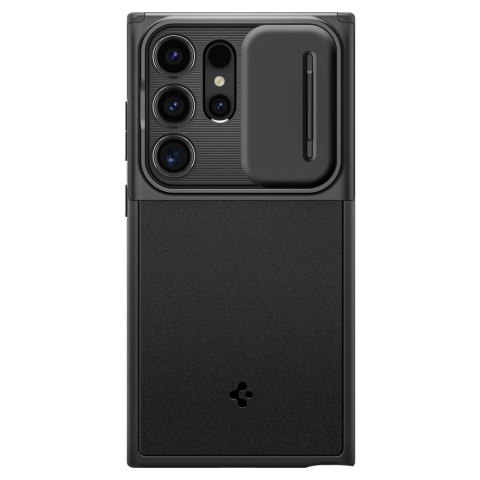 Etui Spigen Optik Armor na Samsung Galaxy S24 Ultra - czarne Etui Spigen Optik Armor na Samsung Galaxy S24 Ultra - czarne