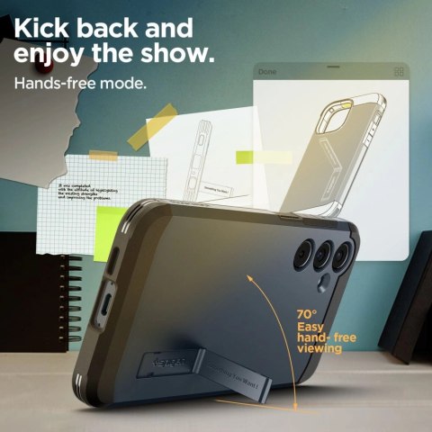 Etui Spigen Tough Armor na Samsung Galaxy A55 5G - szare Etui Spigen Tough Armor na Samsung Galaxy A55 5G - szare