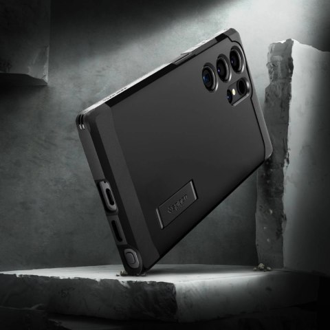 Etui Spigen Tough Armor na Samsung Galaxy S24 Ultra - czarne Etui Spigen Tough Armor na Samsung Galaxy S24 Ultra - czarne