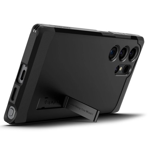 Etui Spigen Tough Armor na Samsung Galaxy S24 Ultra - czarne Etui Spigen Tough Armor na Samsung Galaxy S24 Ultra - czarne