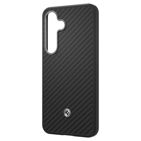 Etui silikonowe Spigen Enzo Aramid GP-FPS931PGABW z wbudowanym ringiem MagFit do Samsung Galaxy S25 - czarne Etui silikonowe Spigen Enzo Aramid GP-FPS931PGABW z wbudowanym ringiem MagFit do Samsung Galaxy S25 - czarne