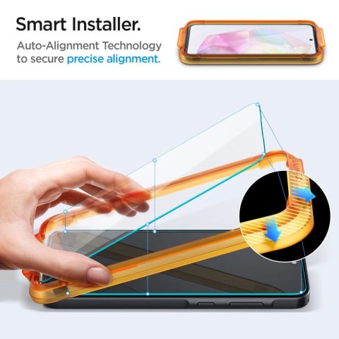 Spigen Glass tR AlignMaster 2 Pack - Samsung Galaxy A35 Spigen Glass tR AlignMaster 2 Pack - Samsung Galaxy A35