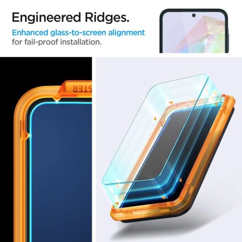 Spigen Glass tR AlignMaster 2 Pack - Samsung Galaxy A35 Spigen Glass tR AlignMaster 2 Pack - Samsung Galaxy A35