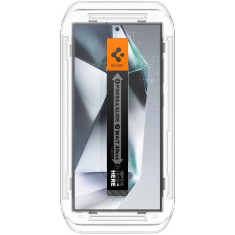 Szkło hartowane Spigen Glas.tR EZ Fit Privacy na Samsung Galaxy S24 Ultra - 2 szt. Szkło hartowane Spigen Glas.tR EZ Fit Privacy na Samsung Galaxy S24 Ultra - 2 szt.