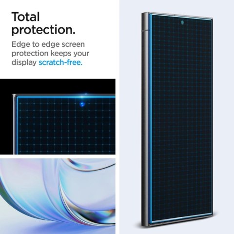 Szkło hartowane Spigen Glas.tR EZ Fit Privacy na Samsung Galaxy S24 Ultra - 2 szt. Szkło hartowane Spigen Glas.tR EZ Fit Privacy na Samsung Galaxy S24 Ultra - 2 szt.