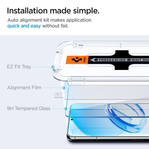 Szkło hartowane Spigen Glas.tR EZ Fit na Samsung Galaxy S23+ - 2 szt. Szkło hartowane Spigen Glas.tR EZ Fit na Samsung Galaxy S23+ - 2 szt.