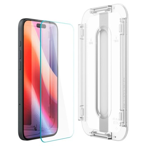Szkło hartowane Spigen Glas.tR EZ Fit na iPhone 15 / 16 Szkło hartowane Spigen Glas.tR EZ Fit na iPhone 15 / 16
