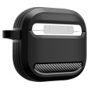 Etui Spigen Rugged Armor na AirPods 4 - czarne