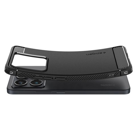 Etui Spigen Rugged Armor na Xiaomi 14T Pro - matowy czarny Etui Spigen Rugged Armor na Xiaomi 14T Pro - matowy czarny