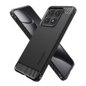 Etui Spigen Rugged Armor na Xiaomi 14T Pro - matowy czarny
