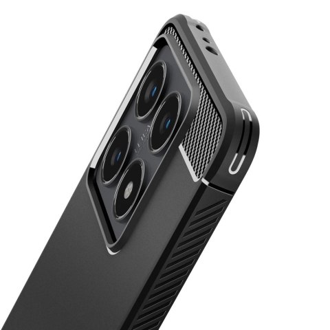 Etui Spigen Rugged Armor na Xiaomi 14T Pro - matowy czarny Etui Spigen Rugged Armor na Xiaomi 14T Pro - matowy czarny