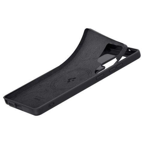 Etui Spigen Silicone Fit Mag na Samsung Galaxy S25 Ultra - czarne Etui Spigen Silicone Fit Mag na Samsung Galaxy S25 Ultra - czarne