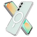 Etui Spigen Ultra Hybrid Mag MagSafe na Samsung Galaxy S24 FE - białe