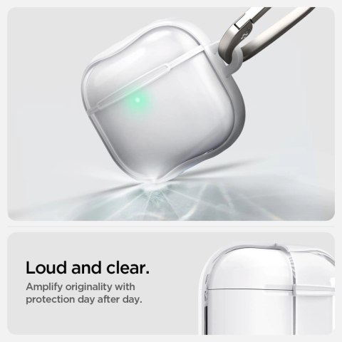 Etui Spigen Ultra Hybrid na AirPods 4 - białe Etui Spigen Ultra Hybrid na AirPods 4 - białe