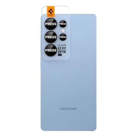 Osłona aparatu Spigen Optik Pro GLAS.TR EZ FIT 2-pack na Samsung Galaxy S25 Ultra - czarna Osłona aparatu Spigen Optik Pro GLAS.TR EZ FIT 2-pack na Samsung Galaxy S25 Ultra - czarna