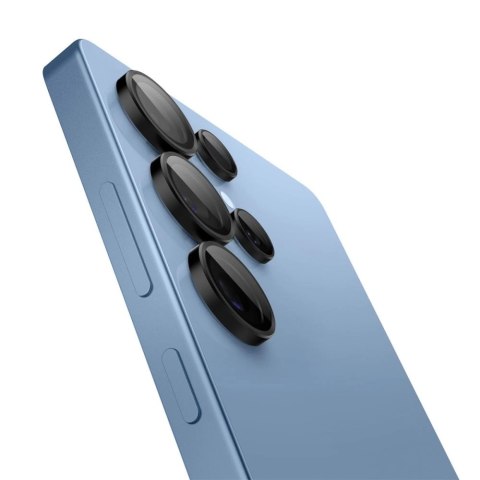 Osłona aparatu Spigen Optik Pro GLAS.TR EZ FIT 2-pack na Samsung Galaxy S25 Ultra - czarna Osłona aparatu Spigen Optik Pro GLAS.TR EZ FIT 2-pack na Samsung Galaxy S25 Ultra - czarna