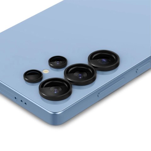 Osłona aparatu Spigen Optik Pro GLAS.TR EZ FIT 2-pack na Samsung Galaxy S25 Ultra - czarna Osłona aparatu Spigen Optik Pro GLAS.TR EZ FIT 2-pack na Samsung Galaxy S25 Ultra - czarna