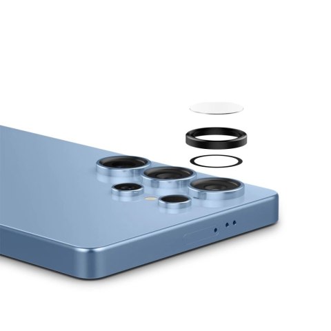 Osłona aparatu Spigen Optik Pro GLAS.TR EZ FIT 2-pack na Samsung Galaxy S25 Ultra - czarna Osłona aparatu Spigen Optik Pro GLAS.TR EZ FIT 2-pack na Samsung Galaxy S25 Ultra - czarna