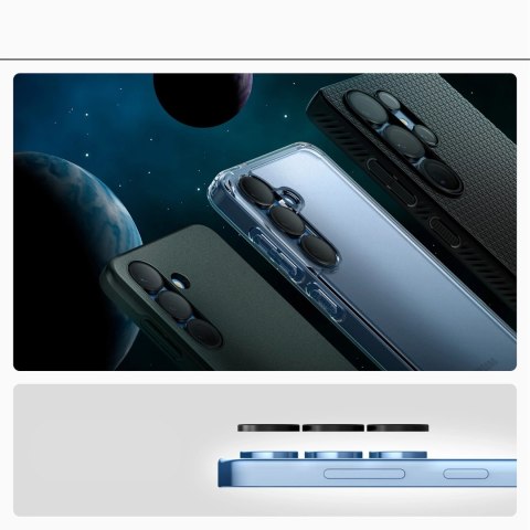 Osłona aparatu Spigen Optik Pro GLAS.TR EZ FIT 2-pack na Samsung Galaxy S25 Ultra - czarna Osłona aparatu Spigen Optik Pro GLAS.TR EZ FIT 2-pack na Samsung Galaxy S25 Ultra - czarna