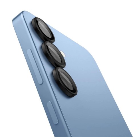 Osłona aparatu Spigen Optik Pro GLAS.TR EZ FIT 2-pack na Samsung Galaxy S25+ - czarna Osłona aparatu Spigen Optik Pro GLAS.TR EZ FIT 2-pack na Samsung Galaxy S25+ - czarna
