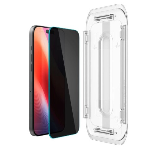 Szkło hartowane Spigen Glas.tR EZ Fit Privacy na iPhone 16 Pro - 2 szt. Szkło hartowane Spigen Glas.tR EZ Fit Privacy na iPhone 16 Pro - 2 szt.