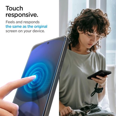 Szkło hartowane Spigen Glas.tR EZ Fit na Samsung Galaxy S24 FE (2 szt.) Szkło hartowane Spigen Glas.tR EZ Fit na Samsung Galaxy S24 FE (2 szt.)
