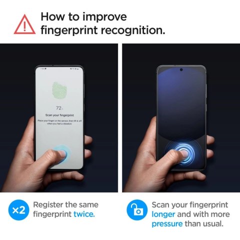 Szkło hartowane Spigen Glas.tR EZ Fit na Samsung Galaxy S24 FE (2 szt.) Szkło hartowane Spigen Glas.tR EZ Fit na Samsung Galaxy S24 FE (2 szt.)