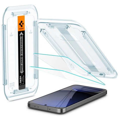 Szkło hartowane Spigen Glas.tR EZ Fit na Samsung Galaxy S24 FE (2 szt.) Szkło hartowane Spigen Glas.tR EZ Fit na Samsung Galaxy S24 FE (2 szt.)