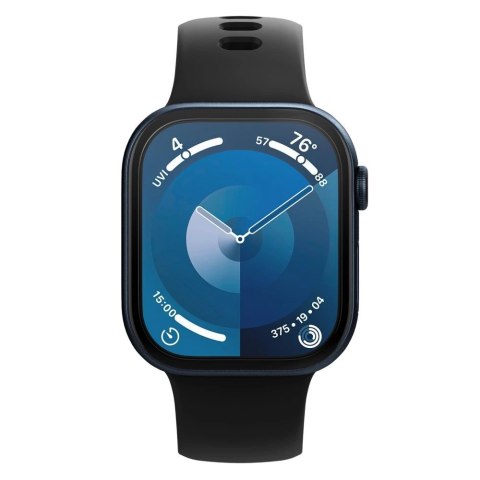 Szkło hybrydowe Spigen Elite Shield "EZ FIT" 2-PACK na Apple Watch 10 (46 MM) - przezroczyste Szkło hybrydowe Spigen Elite Shield "EZ FIT" 2-PACK na Apple Watch 10 (46 MM) - przezroczyste
