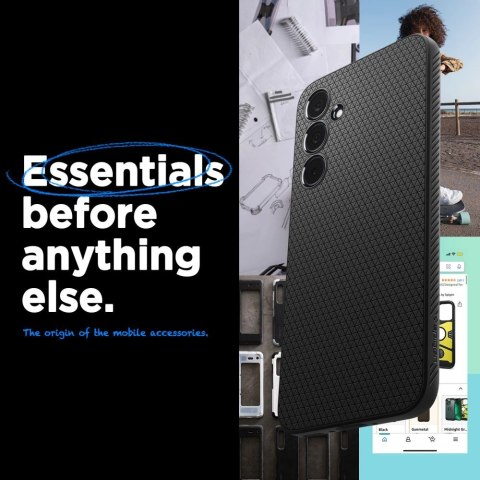 Etui Spigen Liquid Air na Samsung Galaxy A35 5G - czarny mat Etui Spigen Liquid Air na Samsung Galaxy A35 5G - czarny mat