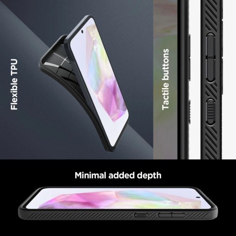 Etui Spigen Liquid Air na Samsung Galaxy A35 5G - czarny mat Etui Spigen Liquid Air na Samsung Galaxy A35 5G - czarny mat