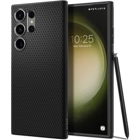 Etui Spigen Liquid Air na Samsung Galaxy S23 Ultra - czarny mat Etui Spigen Liquid Air na Samsung Galaxy S23 Ultra - czarny mat