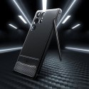 Etui Spigen Rugged Armor na Samsung Galaxy S23 Ultra - czarny mat