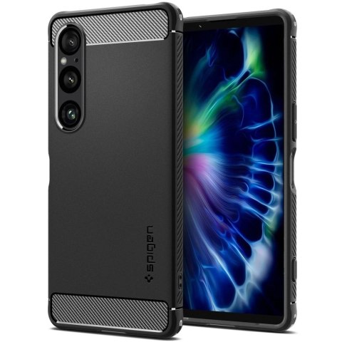 Etui Spigen Rugged Armor na Sony Xperia 1 VI - czarny mat