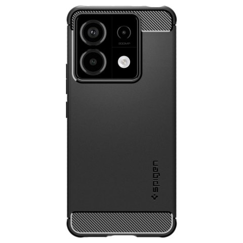 Etui Spigen Rugged Armor na Xiaomi Redmi Note 13 Pro 5G / POCO X6 5G - czarny mat Etui Spigen Rugged Armor na Xiaomi Redmi Note 13 Pro 5G / POCO X6 5G - czarny mat