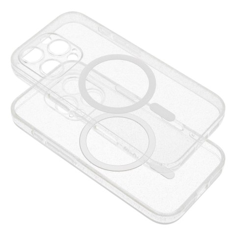 Futerał CLEAR MAG COVER kompatybilny z MagSafe do SAMSUNG S25 transparentny glitter Futerał CLEAR MAG COVER kompatybilny z MagSafe do SAMSUNG S25 transparentny glitter