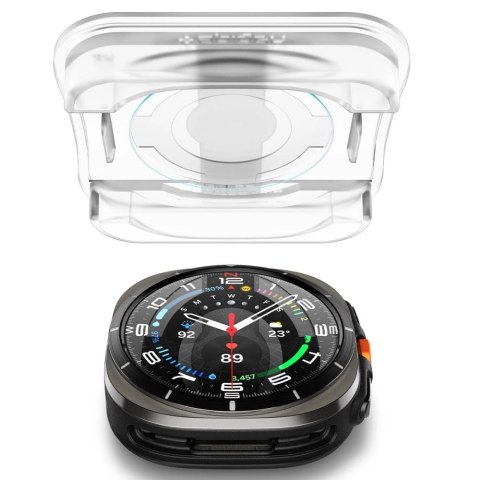 Szkło hartowane Spigen Glas.TR EZ Fit na Samsung Galaxy Watch Ultra (47 mm) - przezroczyste (2-pak) Szkło hartowane Spigen Glas.TR EZ Fit na Samsung Galaxy Watch Ultra (47 mm) - przezroczyste (2-pak)