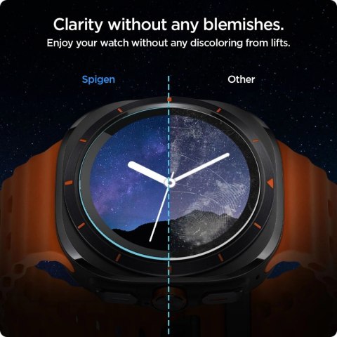 Szkło hartowane Spigen Glas.TR EZ Fit na Samsung Galaxy Watch Ultra (47 mm) - przezroczyste (2-pak) Szkło hartowane Spigen Glas.TR EZ Fit na Samsung Galaxy Watch Ultra (47 mm) - przezroczyste (2-pak)