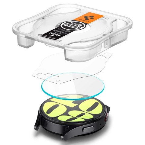 Szkło hartowane Spigen Glas.tR EZ Fit na Samsung Galaxy Watch 7 (40 mm) - 2 szt. Szkło hartowane Spigen Glas.tR EZ Fit na Samsung Galaxy Watch 7 (40 mm) - 2 szt.