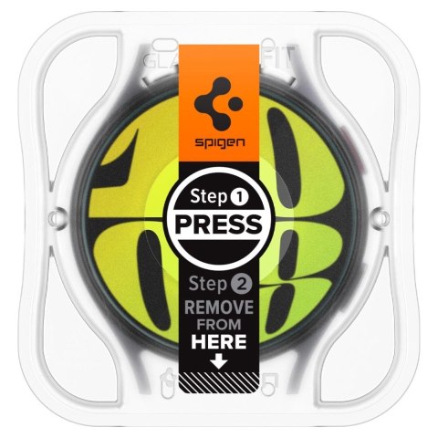 Szkło hartowane Spigen Glas.tR EZ Fit na Samsung Galaxy Watch 7 (44 mm) - 2 szt. Szkło hartowane Spigen Glas.tR EZ Fit na Samsung Galaxy Watch 7 (44 mm) - 2 szt.
