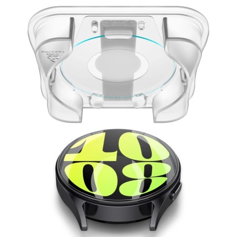 Szkło hartowane Spigen Glas.tR EZ Fit na Samsung Galaxy Watch 7 (44 mm) - 2 szt. Szkło hartowane Spigen Glas.tR EZ Fit na Samsung Galaxy Watch 7 (44 mm) - 2 szt.