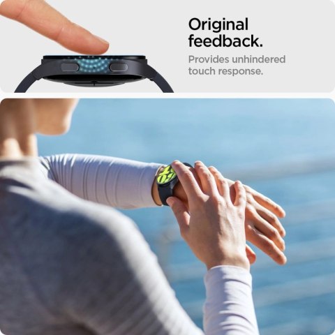 Szkło hartowane Spigen Glas.tR EZ Fit na Samsung Galaxy Watch 7 (44 mm) - 2 szt. Szkło hartowane Spigen Glas.tR EZ Fit na Samsung Galaxy Watch 7 (44 mm) - 2 szt.