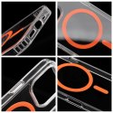 Drop Glue Colorful Ring Mag Cover kompatybilny z MagSafe pasuje do IPHONE 13 MINI pomarańczowy