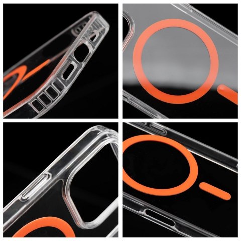 Drop Glue Colorful Ring Mag Cover kompatybilny z MagSafe pasuje do IPHONE 13 MINI pomarańczowy Drop Glue Colorful Ring Mag Cover kompatybilny z MagSafe pasuje do IPHONE 13 MINI pomarańczowy